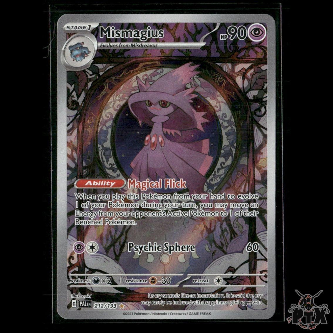 Mismagius 212/193 SV02: Paldea Evolved NM Pokemon