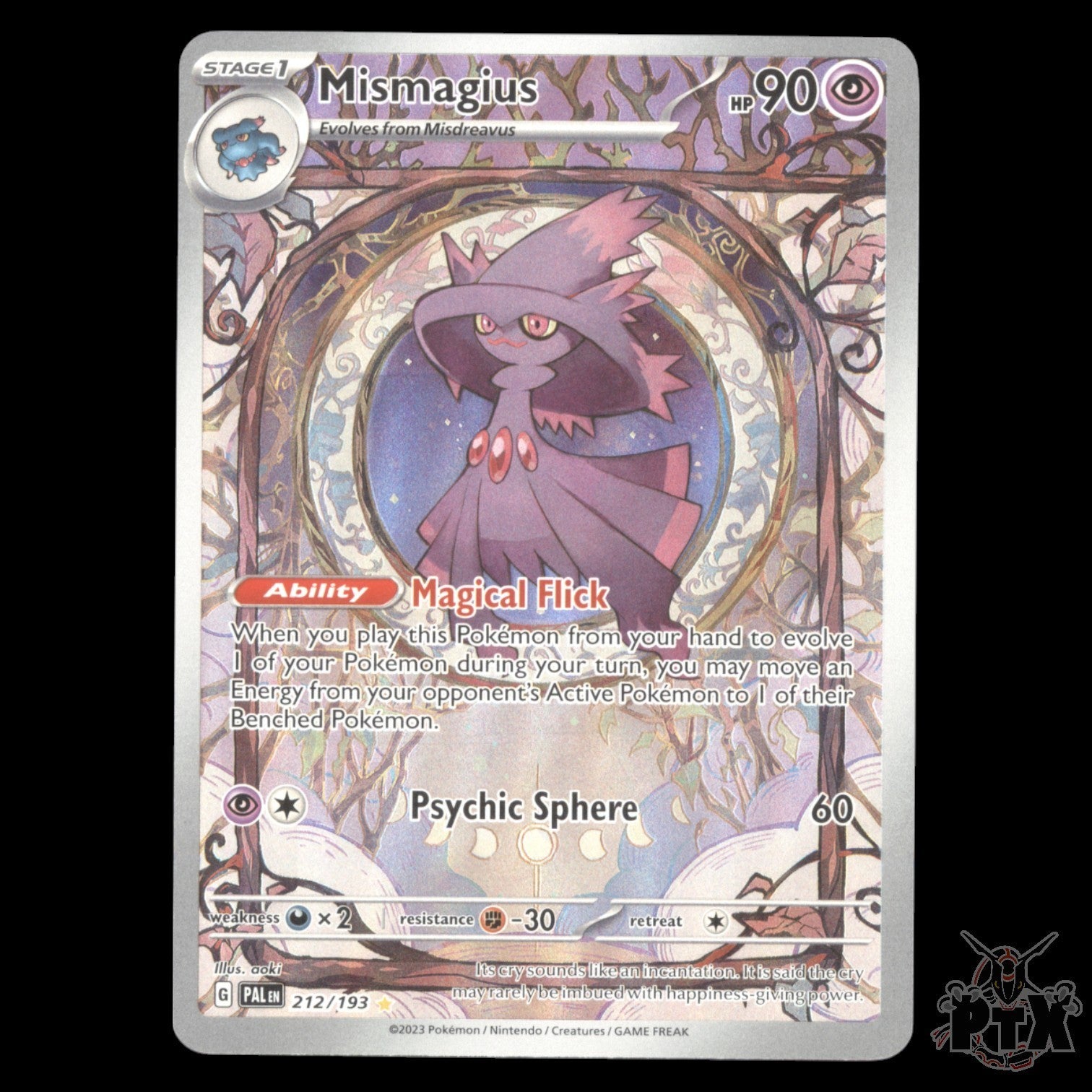 Mismagius #212/193 Paldea Evoled NM/Near Mint Pokemon 2023