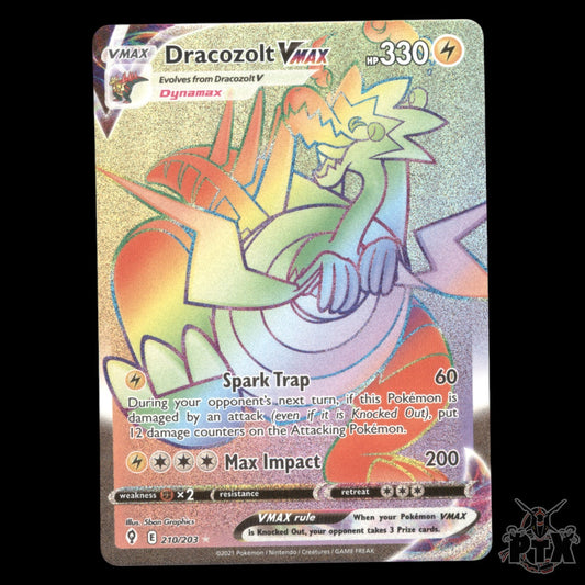 Dracozolt Vmax #210/203 Evolving Skies NM/Near Mint Pokemon 2021