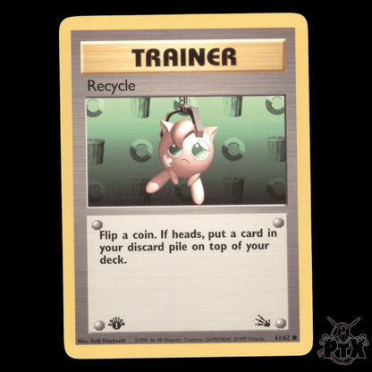 Mysterious Fossil #62/62 1st Edition Fossil LP/Lightly Played Pokemon 1999