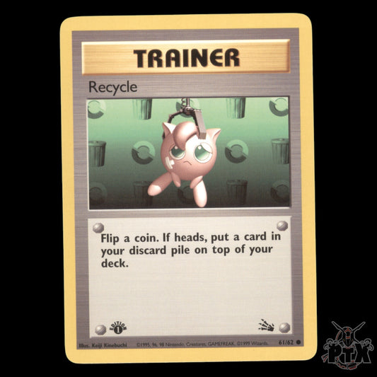 Mysterious Fossil #62/62 1st Edition Fossil LP/Lightly Played Pokemon 1999