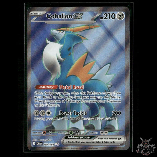 Cobalion ex 103/086 ME04: Chaos Rising NM Pokemon