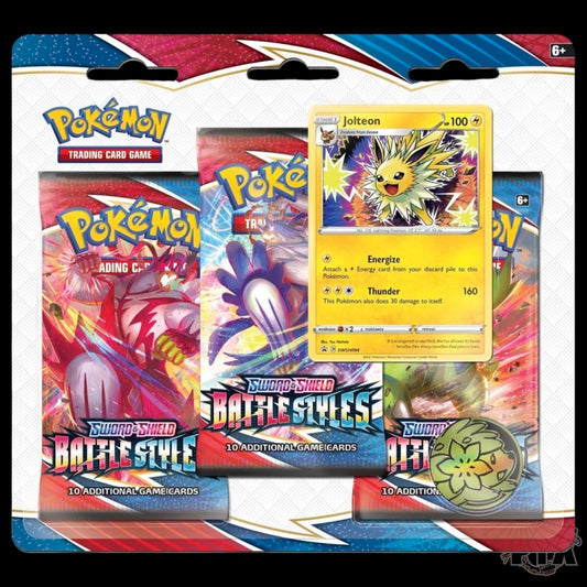 Battle Styles 3-Pack Blister (Random Promo) Pokemon 2021