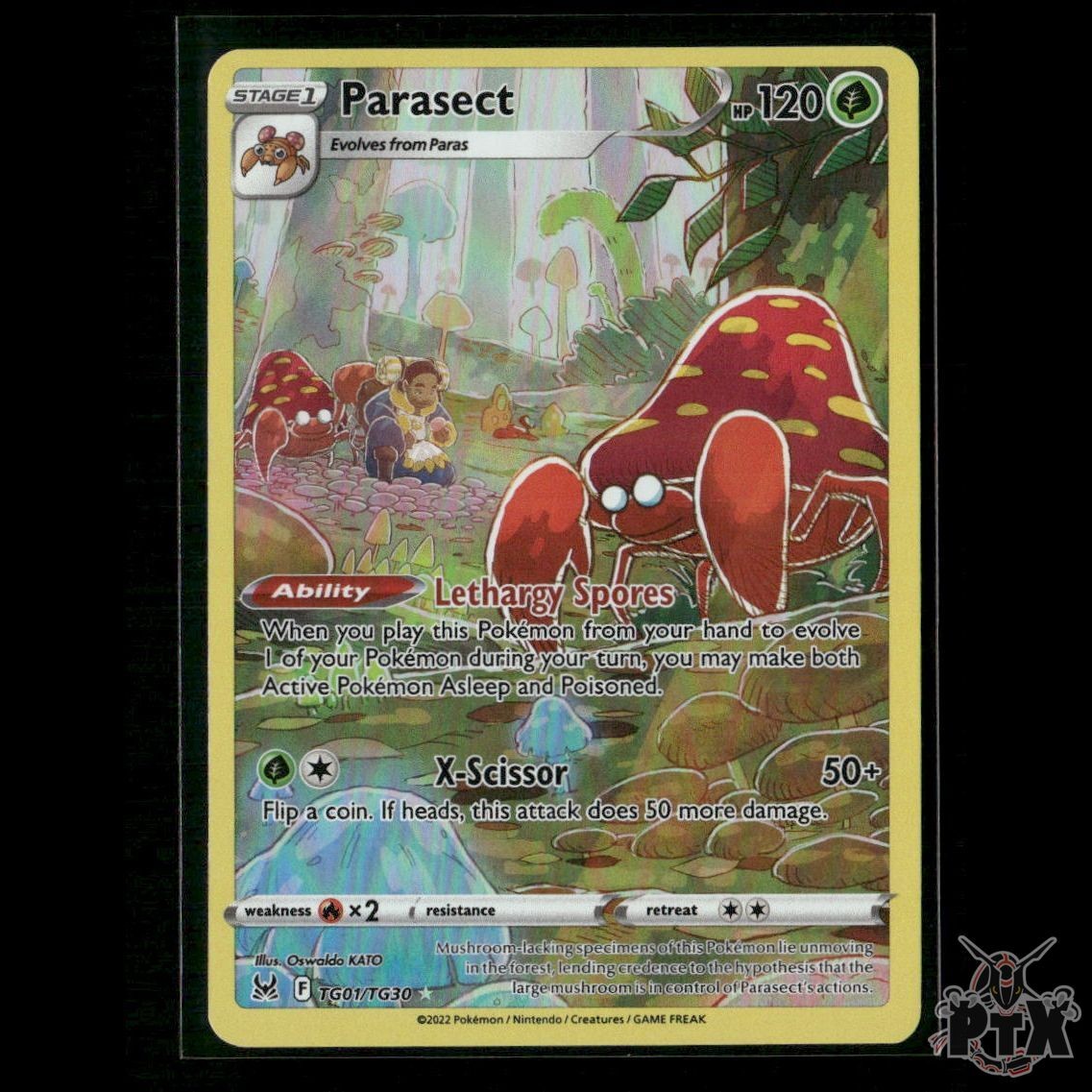 Parasect TG01/TG30 SWSH11: Lost Origin Trainer Gallery NM Pokemon