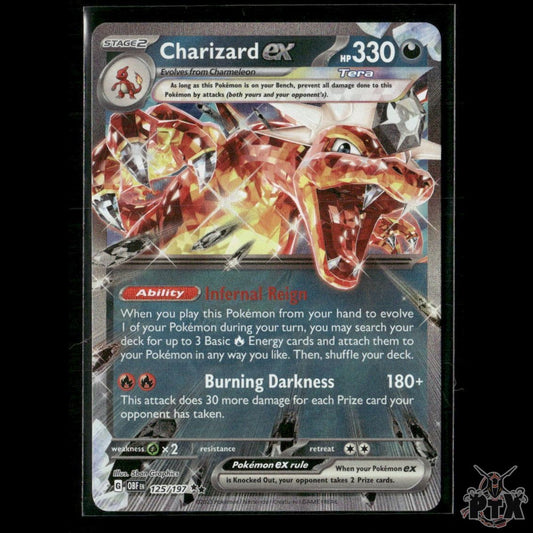 Charizard ex 125/197 SV03: Obsidian Flames NM Pokemon