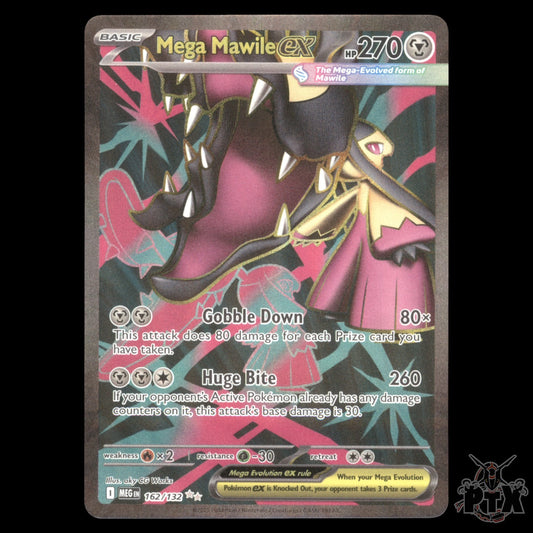 Mega Mawile ex #162/132 Mega Evolution NM/Near Mint Pokemon 2025