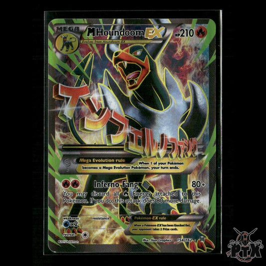 M Houndoom EX (Full Art) 154/162 XY - BREAKthrough LP Pokemon