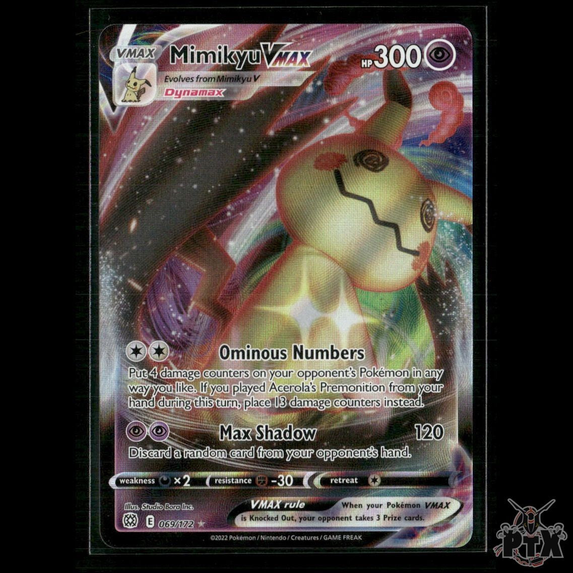 Mimikyu VMAX 069/172 SWSH09: Brilliant Stars NM Pokemon