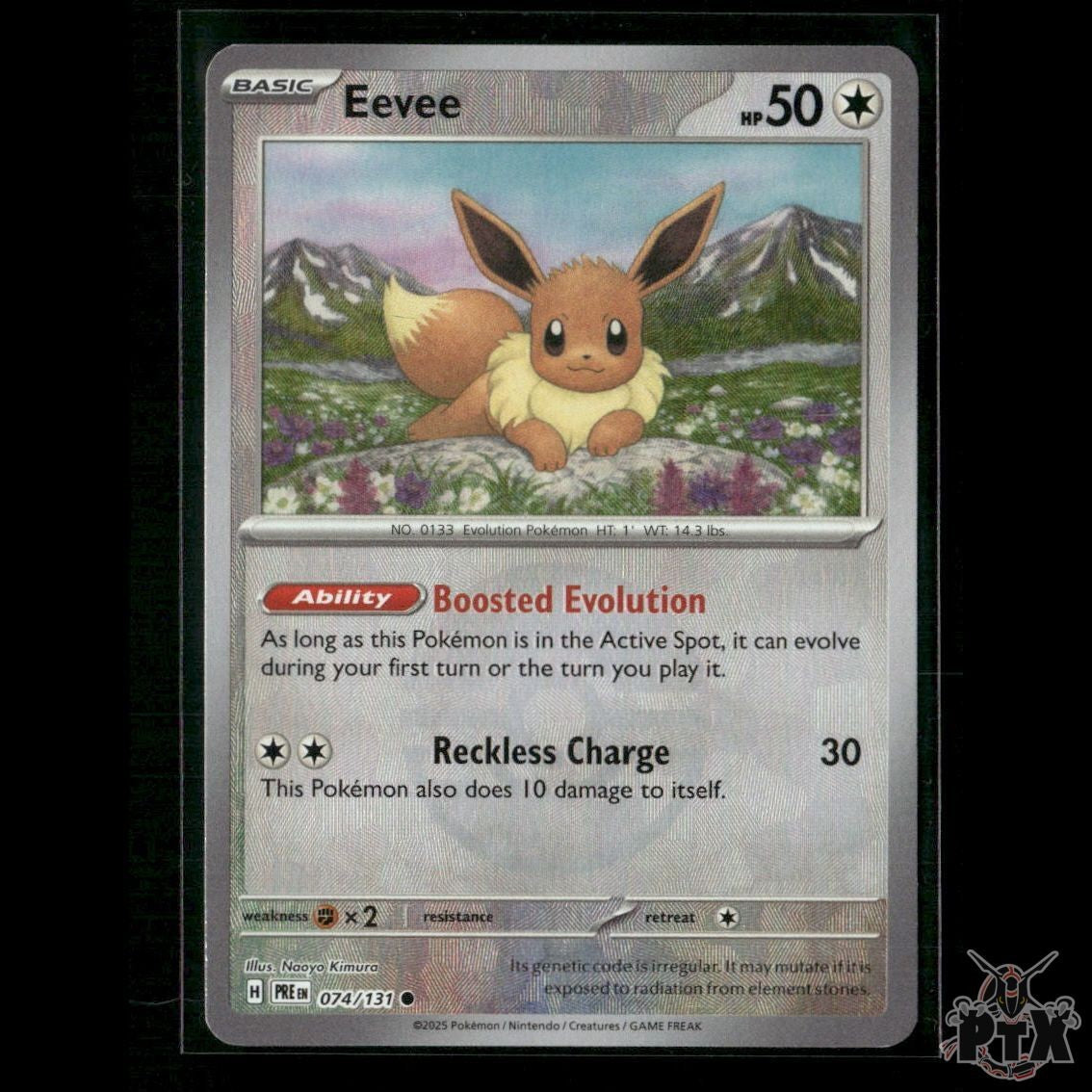 Eevee (Poke Ball Pattern) 074/131 SV: Prismatic Evolutions NM Pokemon