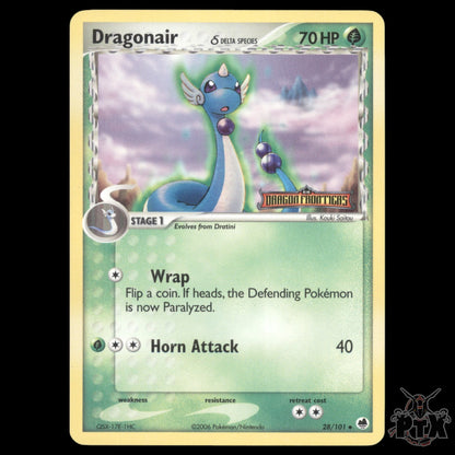 Dragonair Reverse Holo #28/101 EX Dragon Frontiers NM/LP Pokemon 2006