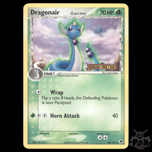 Dragonair Reverse Holo #28/101 EX Dragon Frontiers NM/LP Pokemon 2006
