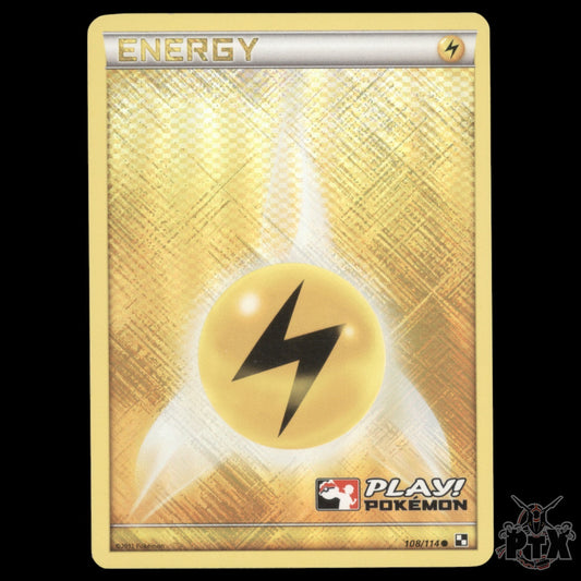 Lightning Energy PLAY! Holo #108/114 Promo NM/Near Mint Pokemon 2011