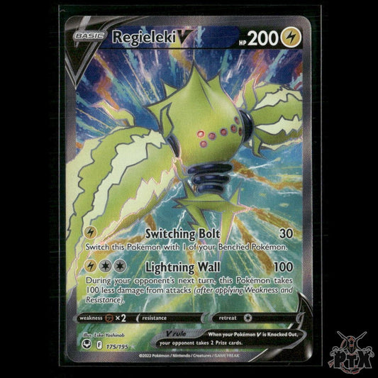 Regieleki V (Full Art) 175/195 SWSH12: Silver Tempest NM Pokemon