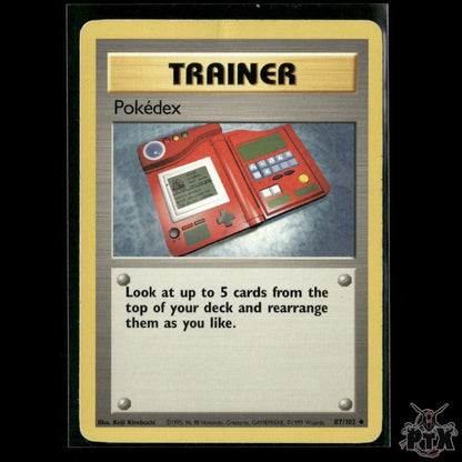 Pokedex 87/102 Base Set HP Pokemon