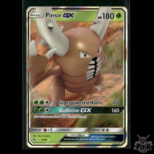 Pinsir GX 6/68 Hidden Fates NM Pokemon