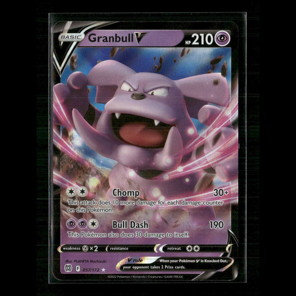 Granbull V 057/172 SWSH09: Brilliant Stars NM Pokemon