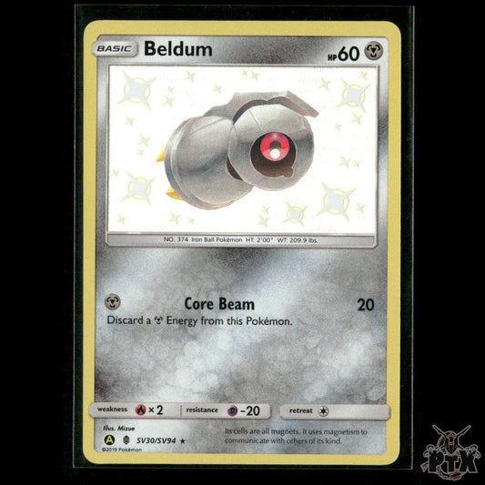 Beldum SV30/SV94 Hidden Fates: Shiny Vault NM Pokemon