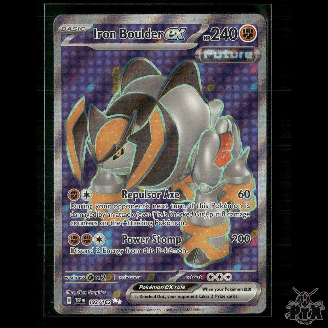 Iron Boulder ex 192/162 SV05: Temporal Forces NM Pokemon