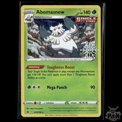 Abomasnow 010/198 Holiday Calendar Promo NM Pokemon
