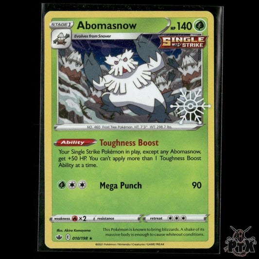 Abomasnow 010/198 Holiday Calendar Promo NM Pokemon