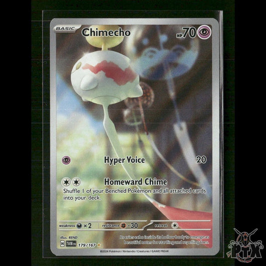 Chimecho 179/167 SV06: Twilight Masquerade NM Pokemon