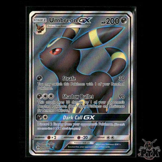 Umbreon GX (Full Art) 142/149 SM Base Set NM Pokemon