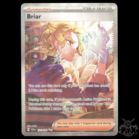 Briar #171/142 Stellar Crown NM/Near Mint Pokemon 2024