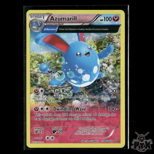 Azumarill (Alpha) 104/160 XY - Primal Clash LP Pokemon