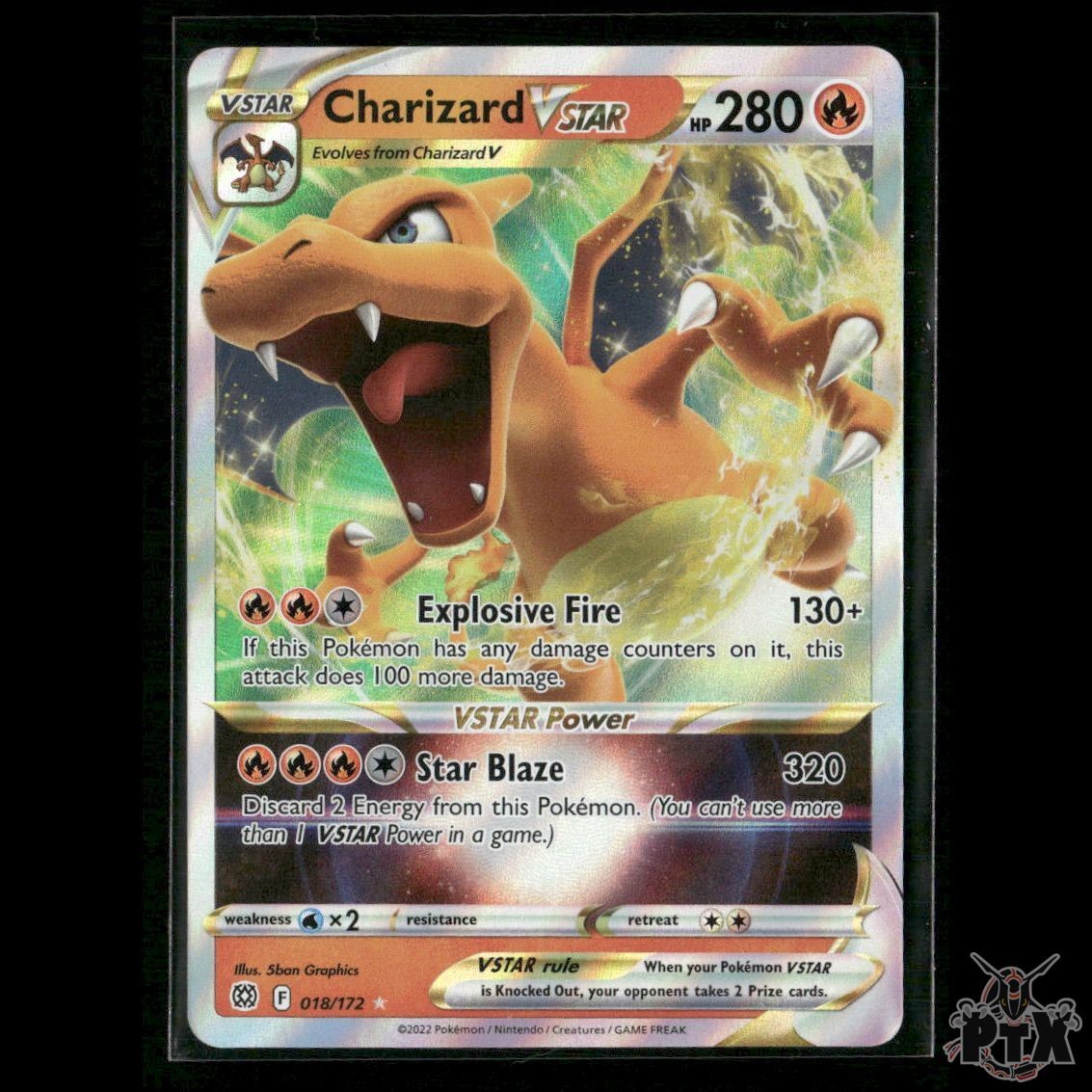 Charizard VSTAR 018/172 SWSH09: Brilliant Stars NM Pokemon