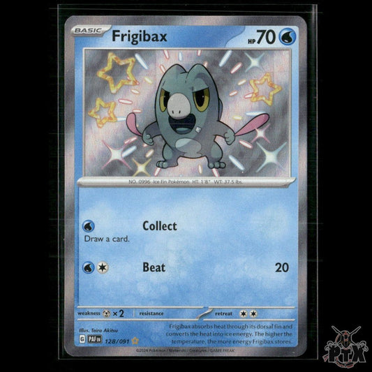 Frigibax 128/091 SV: Paldean Fates NM Pokemon