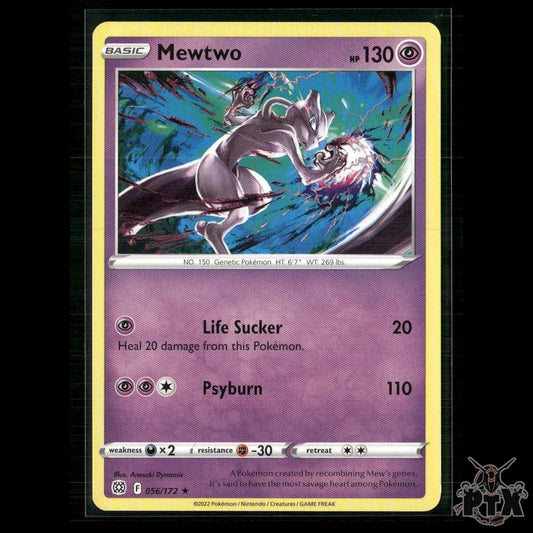 Mewtwo 056/172 SWSH09: Brilliant Stars NM Pokemon