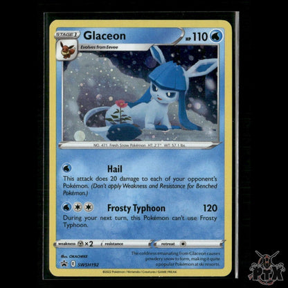 Glaceon SWSH192 SWSH: Sword & Shield Promo Cards NM Pokemon