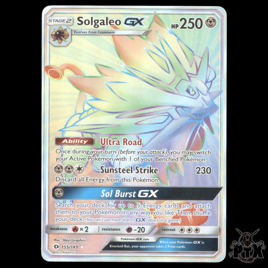 Solgaleo GX #155/149 Sun & Moon Base Set NM/Near Mint Pokemon 2017