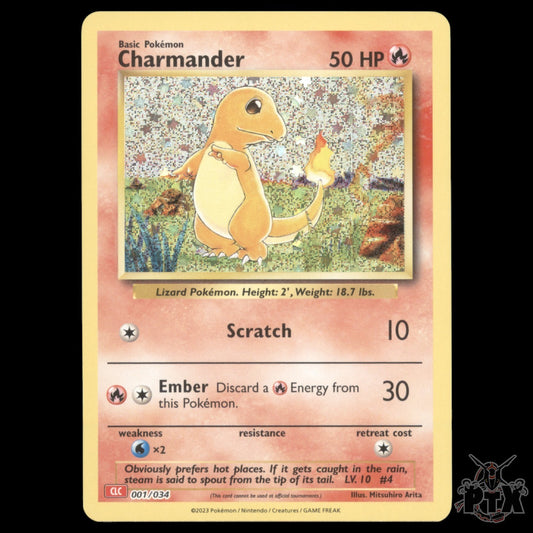 Charmander Holo #001/034 Trading Card Game Classic NM/Near Mint Pokemon 2023