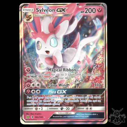Sylveon GX #92a/145 Sun & Moon Promo HP/Heavily Played Pokemon 2018