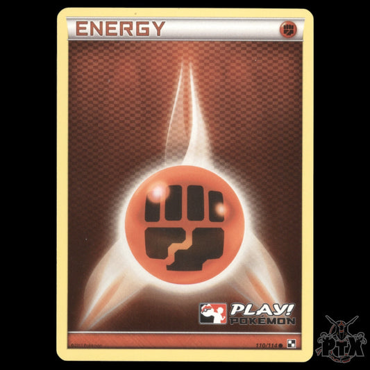 Fighting Energy PLAY! Holo #110/114 Promo NM/Near Mint Pokemon 2011