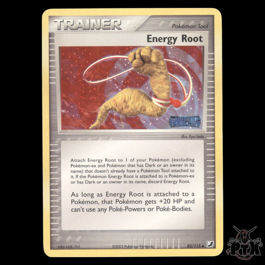 Energy Root #83/115 EX  Unseen Forces NM/Near Mint Pokemon 2005