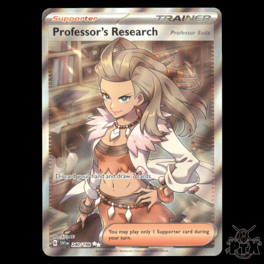 Professor's Research #240/198 Scarlet & Violet  NM/Near Mint Pokemon 2023