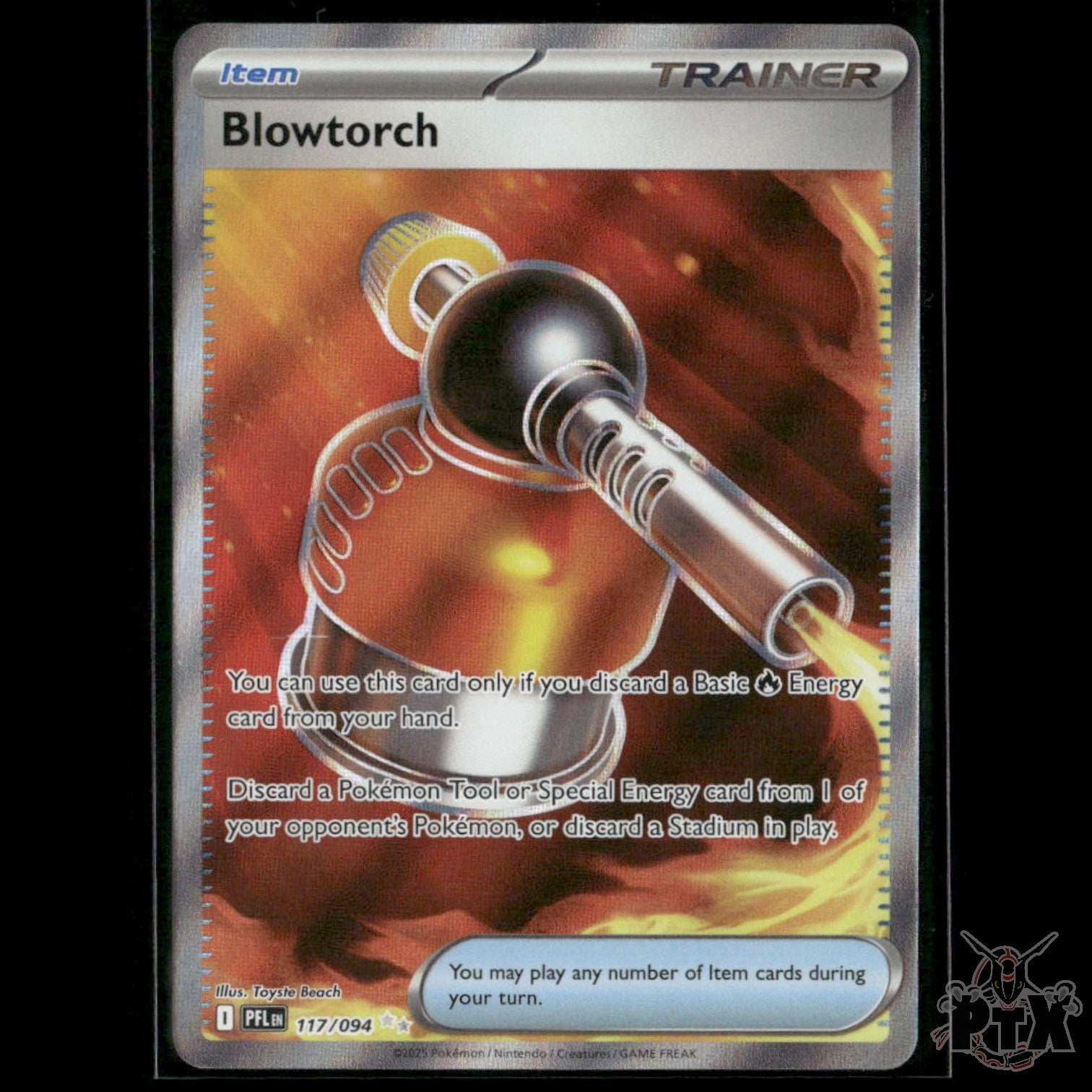 Blowtorch 117/094 ME02: Phantasmal Flames NM Pokemon