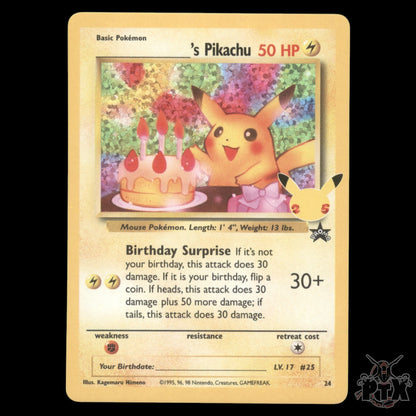Pikachu #24/53 Celebration Promo NM/Near Mint Pokemon 2021