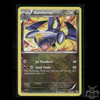 Garchomp 91/124 Dragons Exalted LP Pokemon
