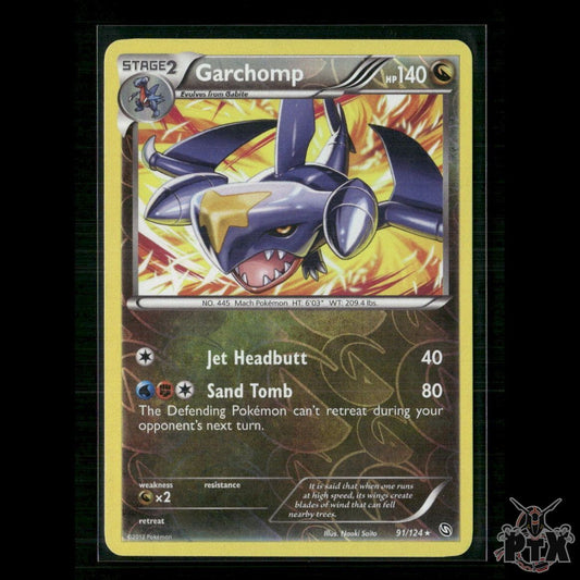 Garchomp 91/124 Dragons Exalted LP Pokemon