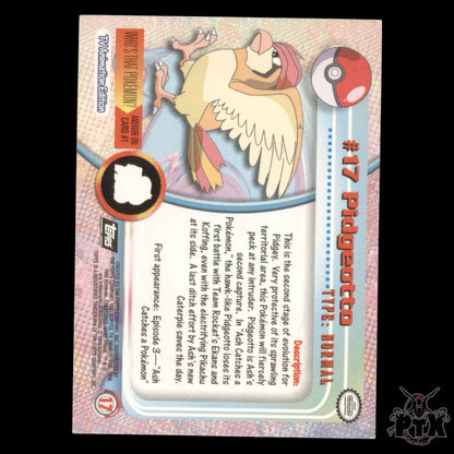 Topps Pidgeotto #17 Foil Series 1 Pokemon 2000
