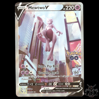 Mewtwo V #072/078 Pokemon Go NM/Near Mint Pokemon 2022