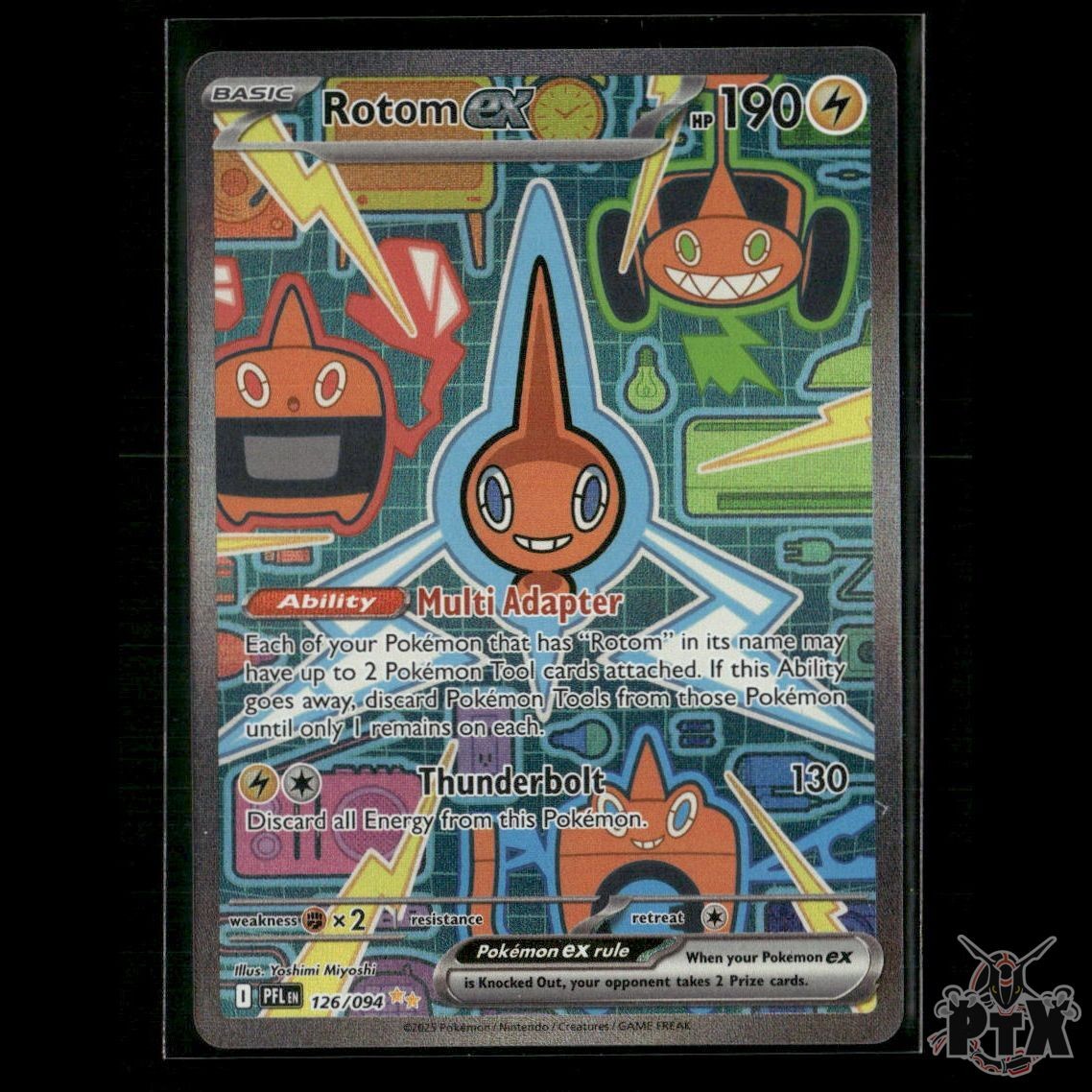 Rotom ex 126/094 ME02: Phantasmal Flames NM Pokemon