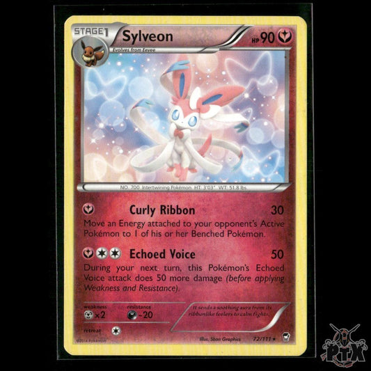 Sylveon 72/111 XY - Furious Fists MP Pokemon
