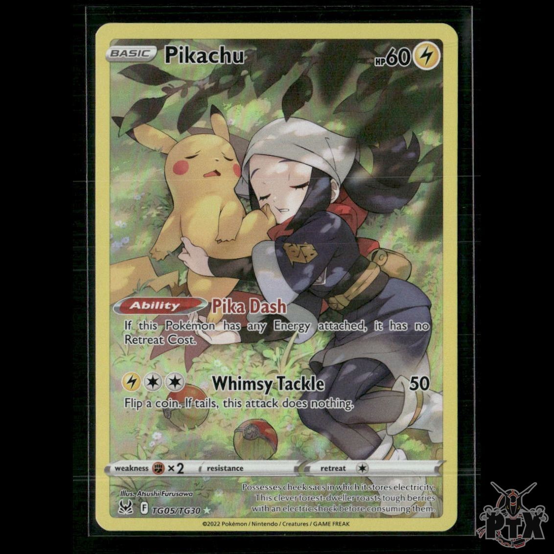 Pikachu TG05/TG30 SWSH11: Lost Origin Trainer Gallery NM Pokemon