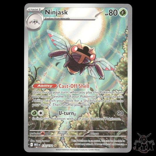 Ninjask #137/132 Mega Evolution NM/Near Mint Pokemon 2025