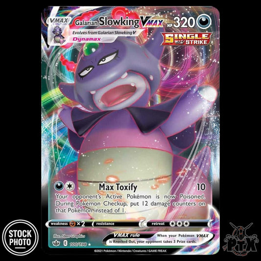Slowking VMAX #100/198 Chilling Reign NM/Near Mint Pokemon 2021