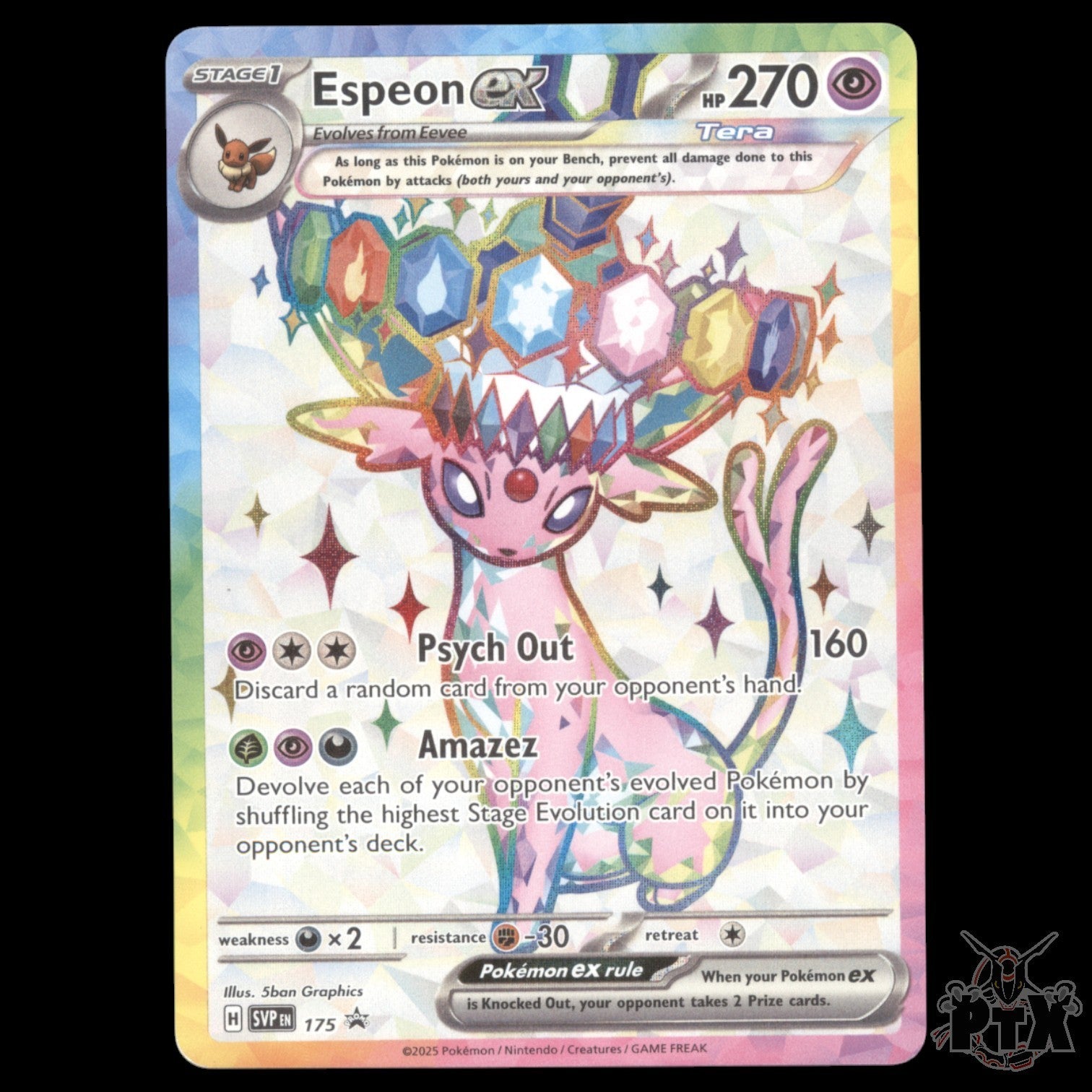 Espeon ex #175 Scarlet & Violet Promo NM/Near Mint Pokemon 2025